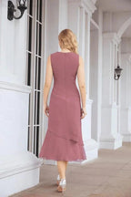 Sunnderly Two-Piece A-line Mother of The Bride Dress Formal Party Gown Dress SY28072 by numbersea