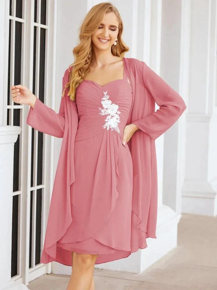 Sunnderly Mother of The Bride Groom Dresses Lace Appliques for Wedding Guest SY28066 by numbersea