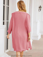 Sunnderly Mother of The Bride Dresses Prom Dress Casual Pleated Dress SY28065 by numbersea