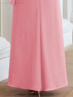 Sunnderly Formal Party Gown Dress Long Mother of The Bride Dresses with Ruffle Cape SY28026 by numbersea