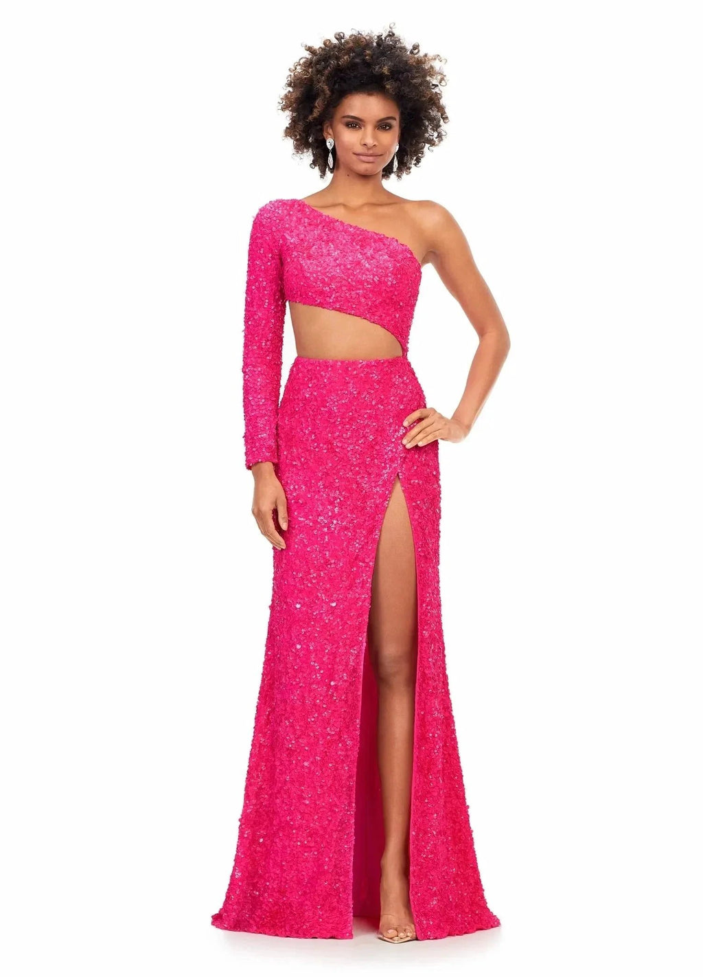 Side Cut Out Prom Dresses with Split SYP162 by vivymakudress