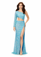 Side Cut Out Prom Dresses with Split SYP162 by vivymakudress