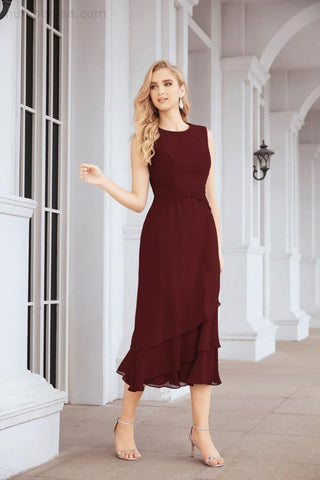Sunnderly Two-Piece A-line Mother of The Bride Dress Formal Party Gown Dress SY28072