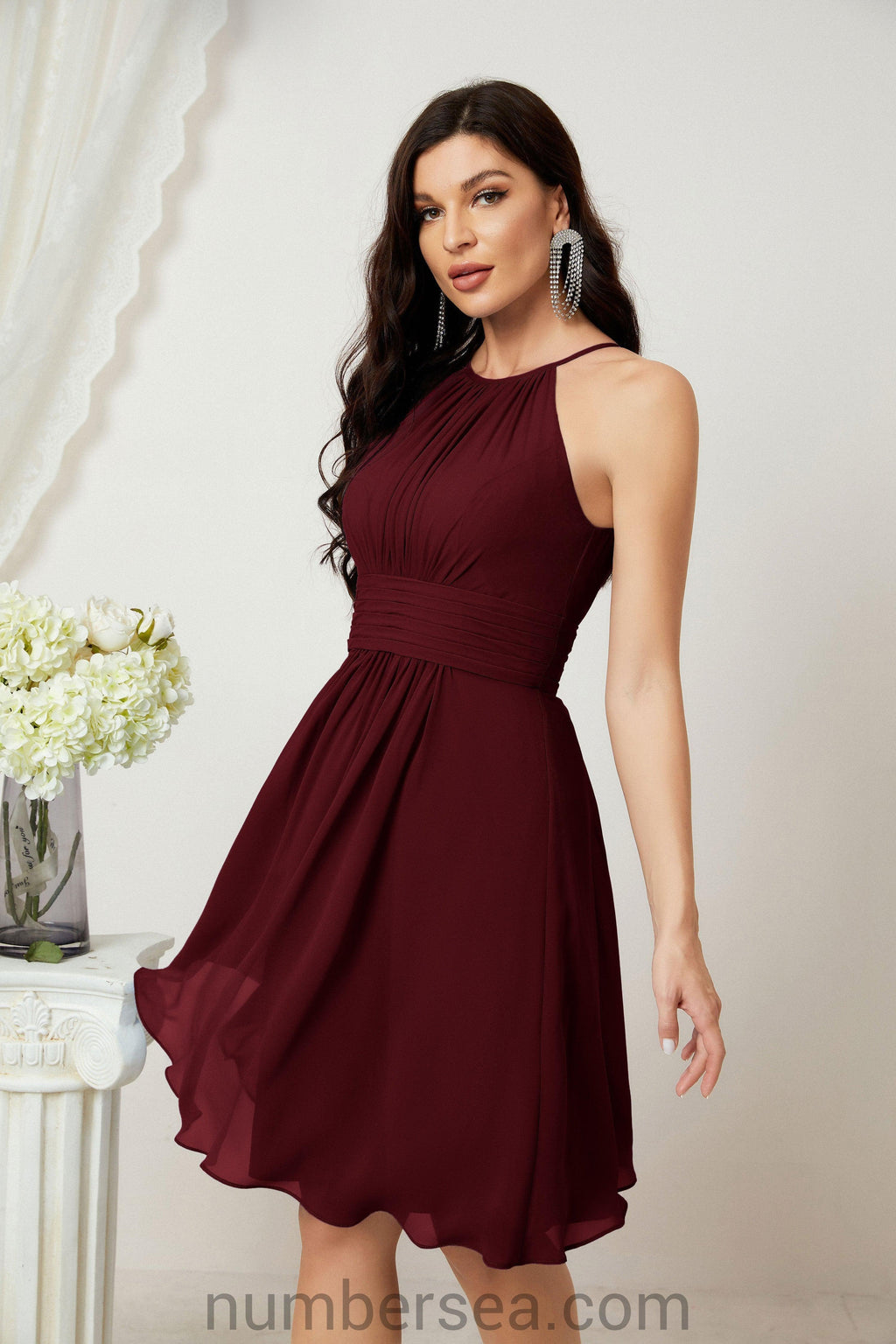 Halter Homecoming Dresses Formal Evening Party Cocktail Dress 28011 by numbersea