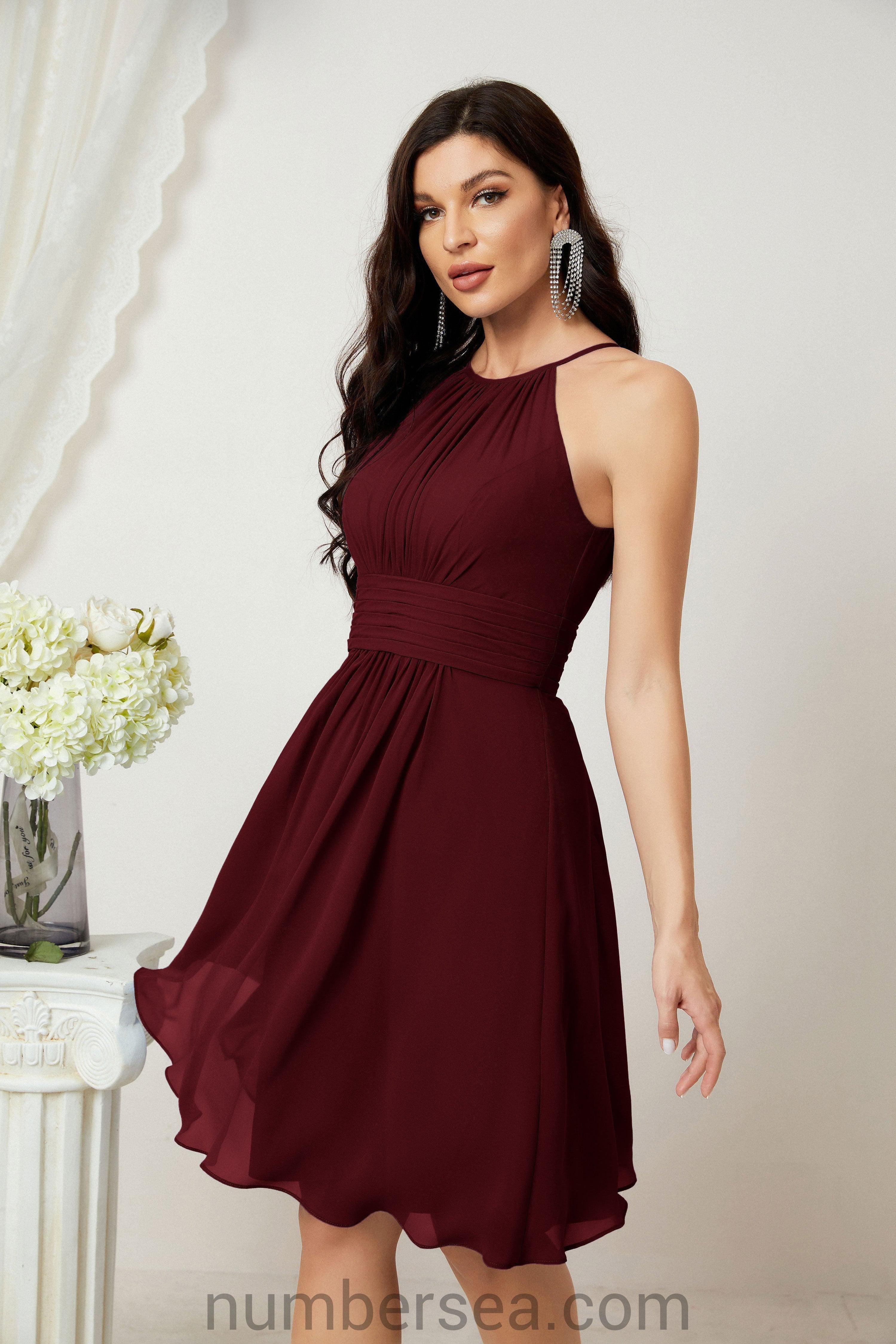 Halter Homecoming Dresses Formal Evening Party Cocktail Dress 28011 by numbersea