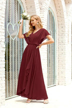 Numbersea Mother of The Bride Dresses Plus Size V-Neck Floor Length Formal Prom Dress for Wedding Guest 28020 by numbersea