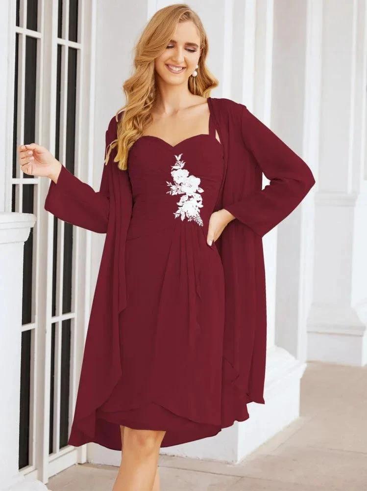 Sunnderly Mother of The Bride Groom Dresses Lace Appliques for Wedding Guest SY28066 by numbersea