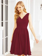 Numbersea Homecoming Dresses Knee Length Skirt V Back 28062 by numbersea