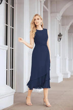 Sunnderly Two-Piece A-line Mother of The Bride Dress Formal Party Gown Dress SY28072 by numbersea