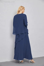 Mother of Bride Dresses with Open Front Lightweight Cardigan Formal Prom Gown 28081 by numbersea