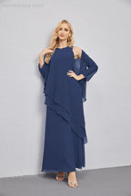 Mother of Bride Dresses with Open Front Lightweight Cardigan Formal Prom Gown 28081 by numbersea