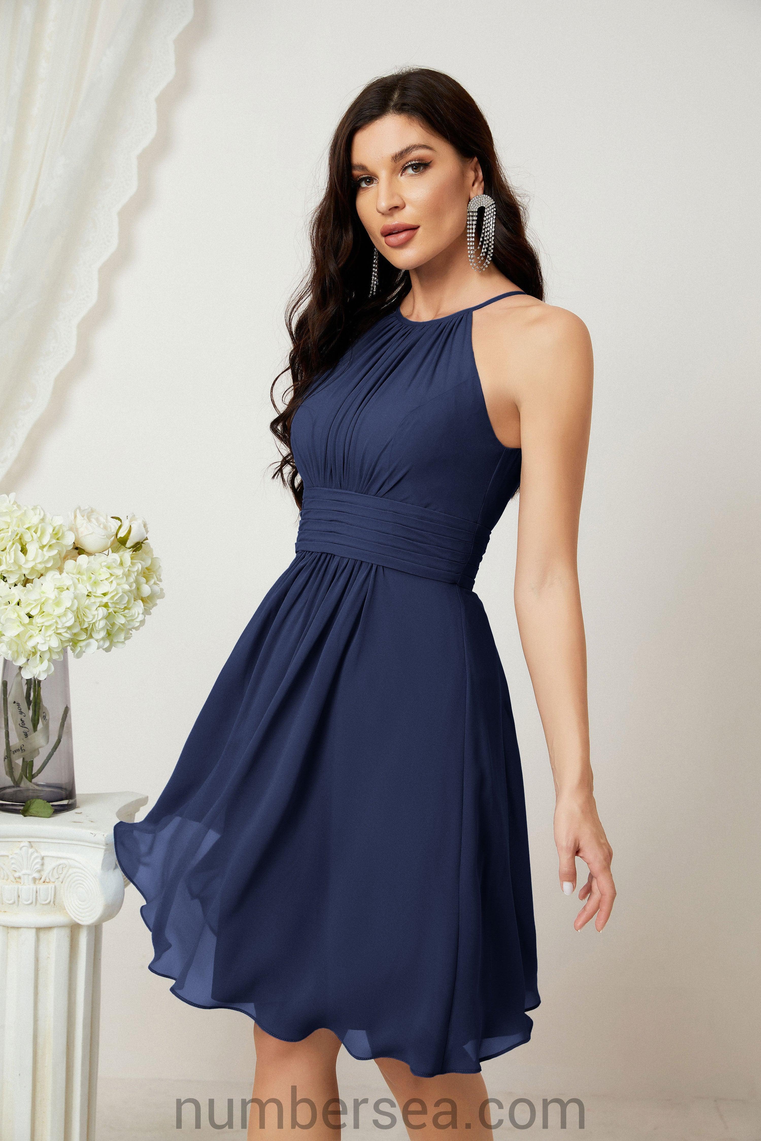 Halter Homecoming Dresses Formal Evening Party Cocktail Dress 28011 by numbersea