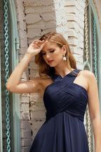 Halter Bridesmaid Dresses Formal Cocktail Prom Gown 28015 by numbersea