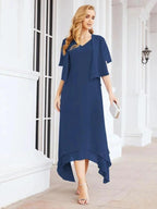 Sunnderly Two-Piece A-line Mother of The Bride Dress Formal Party Gown Dress SY28073 by numbersea