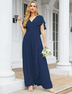 Numbersea Bridesmaid Dresses Backless Formal Prom Gowns for Evening Party Mother of The Bride Dress 28040 by numbersea