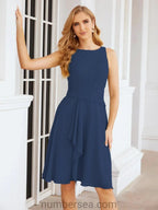 Sunnderly Mother of The Bride Dresses Prom Dress Casual Pleated Dress SY28065 by numbersea