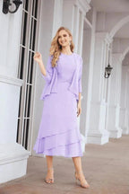 Sunnderly Two-Piece A-line Mother of The Bride Dress Formal Party Gown Dress SY28072 by numbersea
