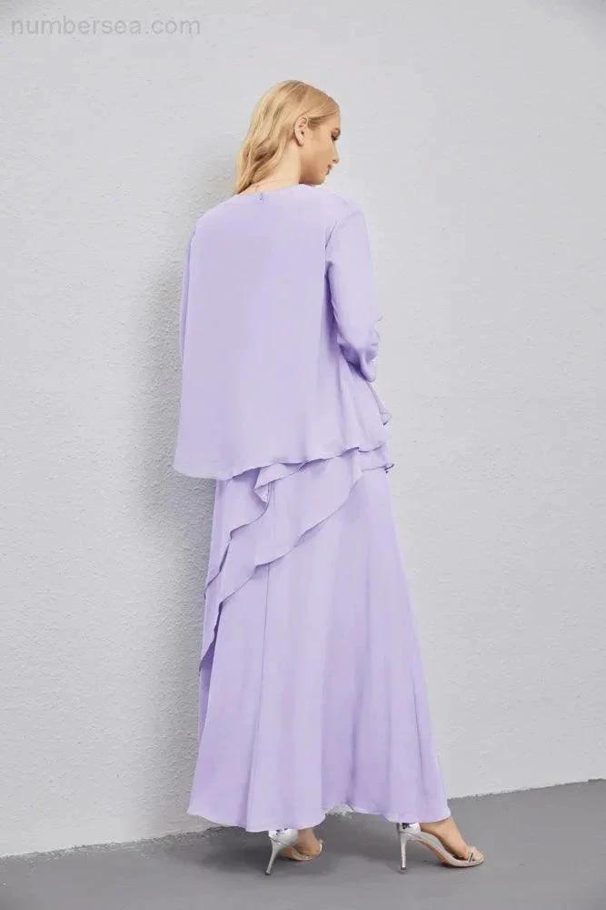 Mother of Bride Dresses with Open Front Lightweight Cardigan Formal Prom Gown 28081 by numbersea