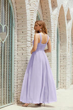 Halter Bridesmaid Dresses Formal Cocktail Prom Gown 28015 by numbersea