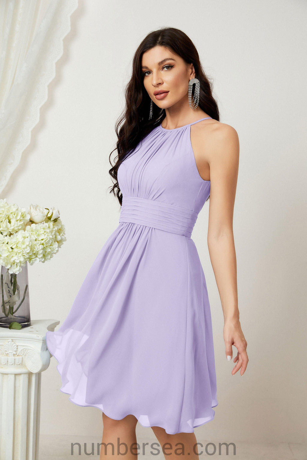 Halter Homecoming Dresses Formal Evening Party Cocktail Dress 28011 by numbersea