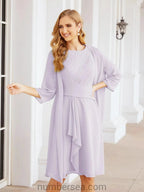 Sunnderly Mother of The Bride Dresses Prom Dress Casual Pleated Dress SY28065 by numbersea