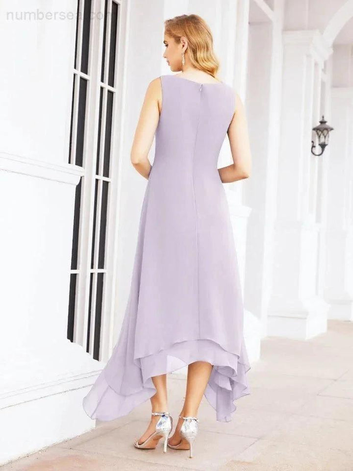 Sunnderly Two-Piece A-line Mother of The Bride Dress Formal Party Gown Dress SY28073 by numbersea