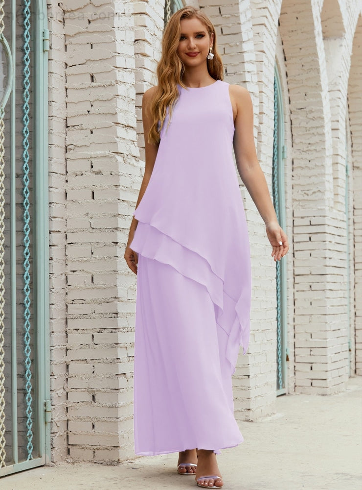 Chiffon Long Plus Size Mother of Bride Dresses Formal Bridesmaid Prom Gown SY28019