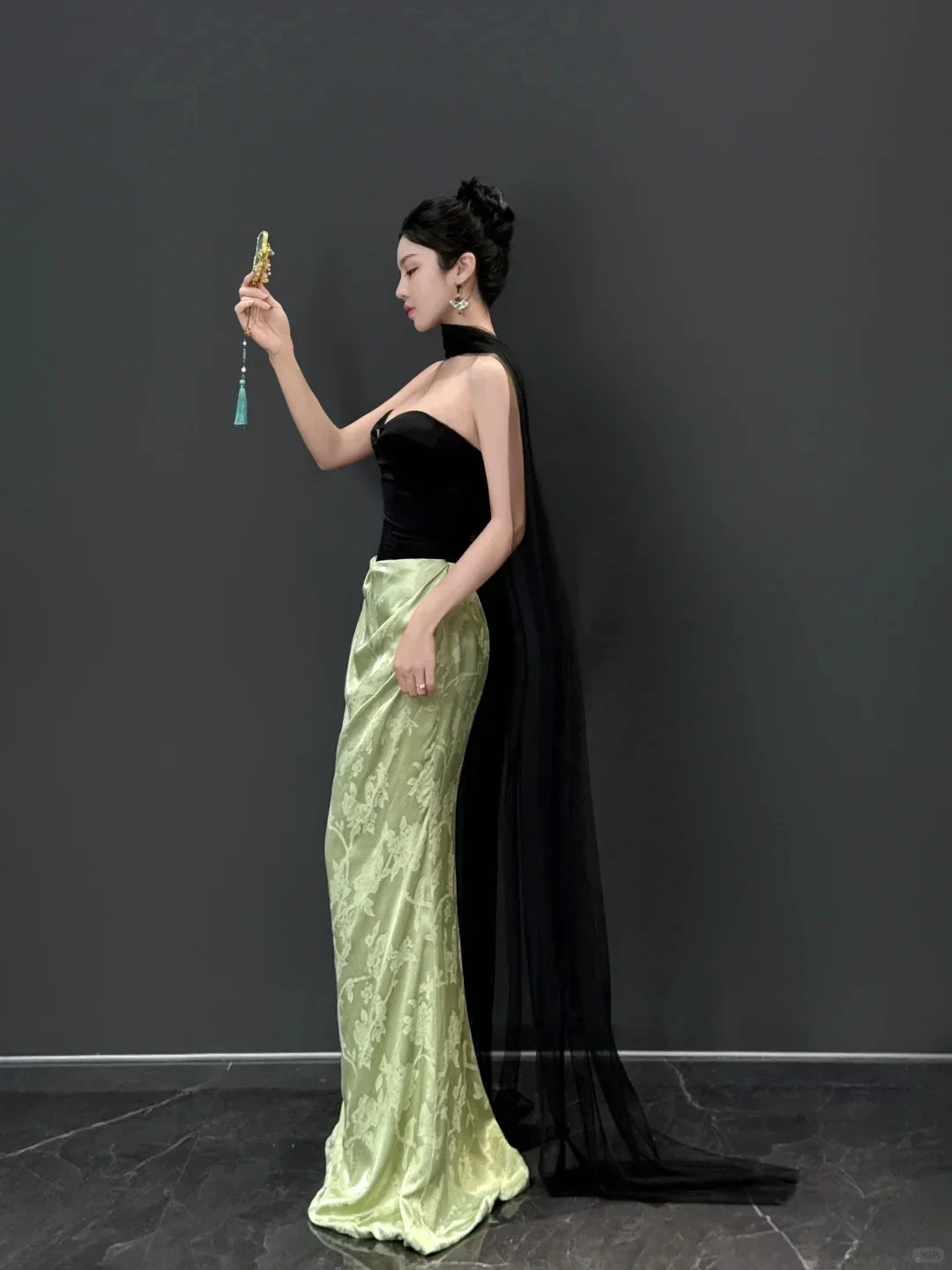 Vintage Strapless Satin Mermaid Prom Dress Long Evening Dress Y8593 by simplepromdress