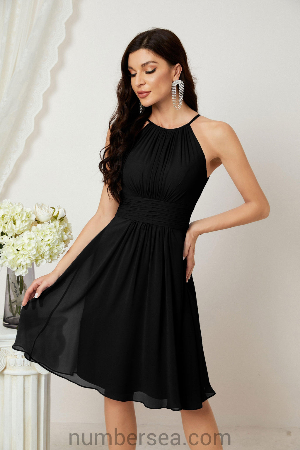 Halter Homecoming Dresses Formal Evening Party Cocktail Dress 28011 by numbersea