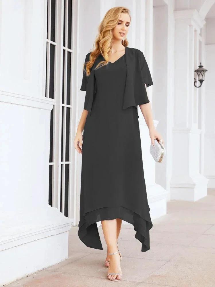 Sunnderly Two-Piece A-line Mother of The Bride Dress Formal Party Gown Dress SY28073 by numbersea