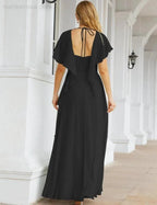 Numbersea Bridesmaid Dresses Backless Formal Prom Gowns for Evening Party Mother of The Bride Dress 28040 by numbersea