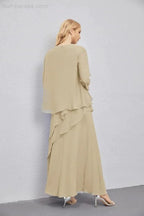 Mother of Bride Dresses with Open Front Lightweight Cardigan Formal Prom Gown 28081 by numbersea