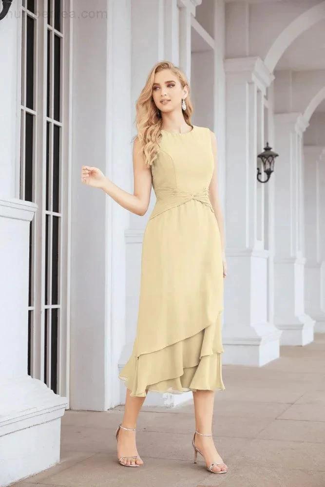 Sunnderly Two-Piece A-line Mother of The Bride Dress Formal Party Gown Dress SY28072 by numbersea
