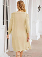 Sunnderly Mother of The Bride Dresses Prom Dress Casual Pleated Dress SY28065 by numbersea