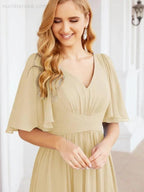 Numbersea Bridesmaid Dresses for Women Wedding Long Party Prom Dress 28068 by numbersea