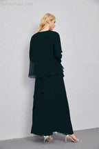 Mother of Bride Dresses with Open Front Lightweight Cardigan Formal Prom Gown 28081 by numbersea