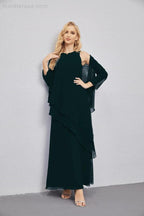Mother of Bride Dresses with Open Front Lightweight Cardigan Formal Prom Gown 28081 by numbersea