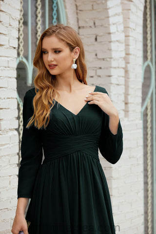 Numbersea Bridesmaid Dress Chiffon Formal Party Dress Evening Dress 28016