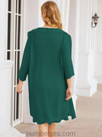 Sunnderly Mother of The Bride Dresses Prom Dress Casual Pleated Dress SY28065 by numbersea