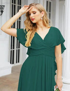 Numbersea Bridesmaid Dresses Backless Formal Prom Gowns for Evening Party Mother of The Bride Dress 28040 by numbersea