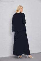 Mother of Bride Dresses with Open Front Lightweight Cardigan Formal Prom Gown 28081 by numbersea