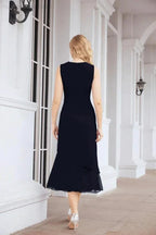 Sunnderly Two-Piece A-line Mother of The Bride Dress Formal Party Gown Dress SY28072 by numbersea