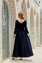 Numbersea Bridesmaid Dress Chiffon Formal Party Dress Evening Dress 28016 by numbersea