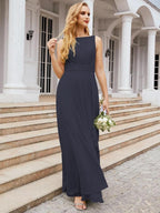 Numbersea Bridesmaid Dresses for Wedding Ruffles Long Formal Prom Gowns 28039 by numbersea