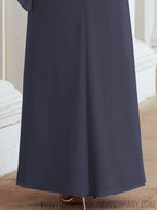 Sunnderly Formal Party Gown Dress Long Mother of The Bride Dresses with Ruffle Cape SY28026 by numbersea