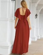 Numbersea Bridesmaid Dresses Backless Formal Prom Gowns for Evening Party Mother of The Bride Dress 28040 by numbersea