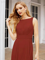 Numbersea Bridesmaid Dresses for Wedding Ruffles Long Formal Prom Gowns 28039 by numbersea