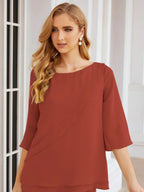 Sunnderly Elegant 2 Piece Mother of The Bride Dress Plus Size Pant Suits Ruffle Layers Sliver Housecoat SY28064 by numbersea