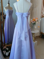 Elegant Purple Spaghetti Straps Prom Dress Fairy Formal Party Gown Evening Dress Y7554 by simplepromdress