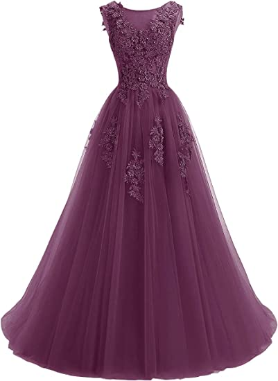 Long Formal Dresses For Women Evening Dress Bridesmaid Dress Lace Appliques Graduation Gowns Y1848